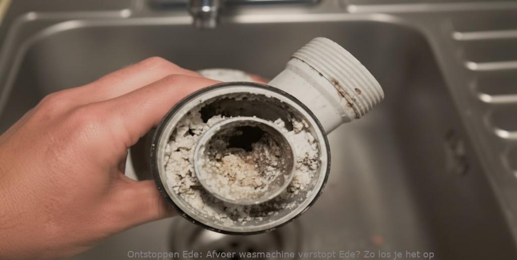 Afvoer wasmachine verstopt Ede? Zo los je het op