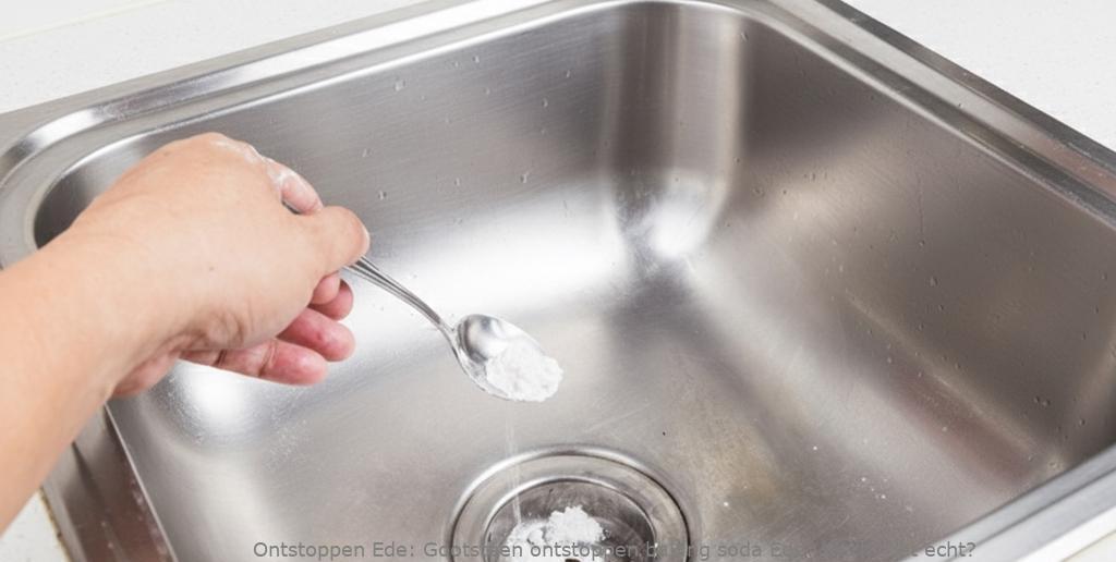 Gootsteen ontstoppen baking soda Ede: Werkt het echt?