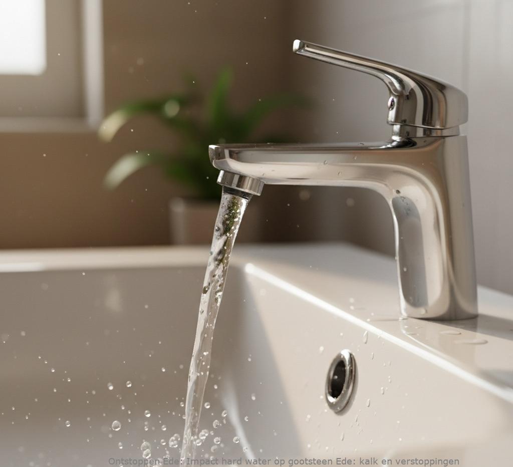 Impact hard water op gootsteen Ede: kalk en verstoppingen