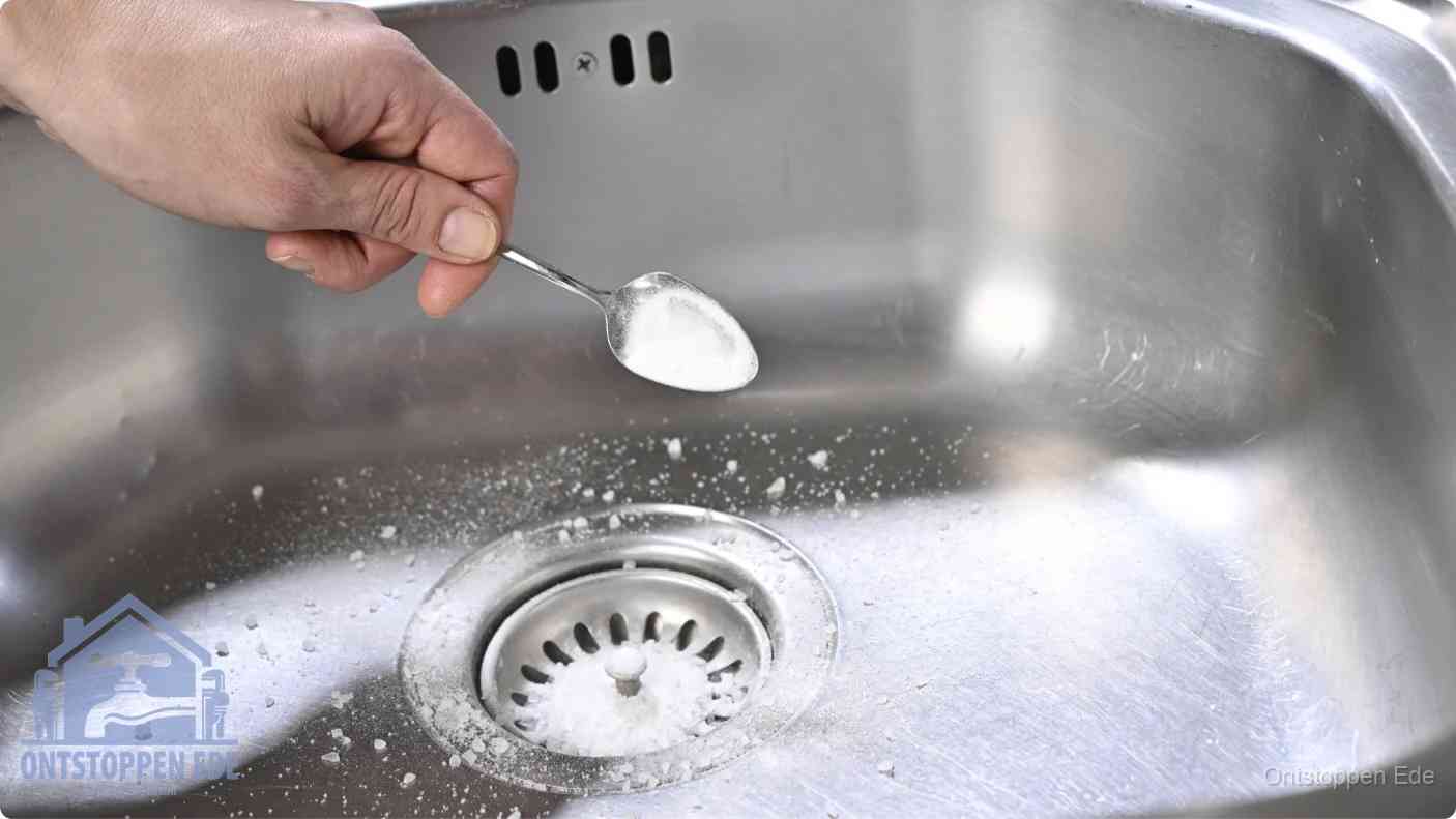 Riool ontstoppen soda azijn in Ede