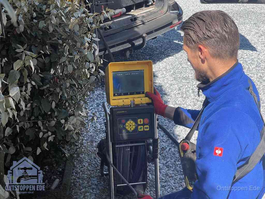 Rioolinspectie met camera in Ede