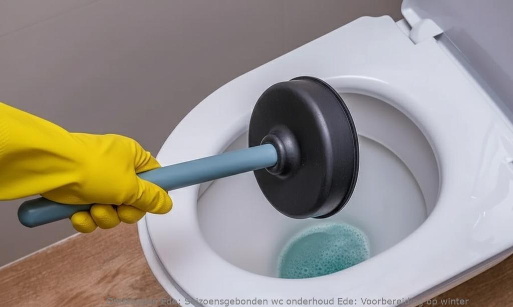 Seizoensgebonden wc onderhoud Ede: Voorbereiding op winter