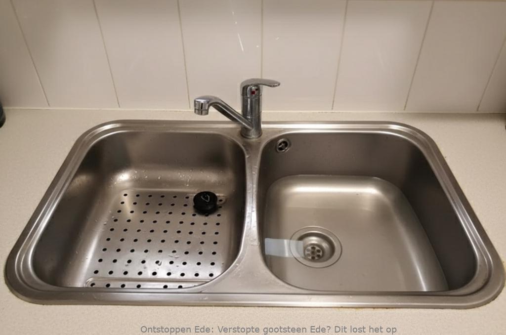 Verstopte gootsteen Ede? Dit lost het op