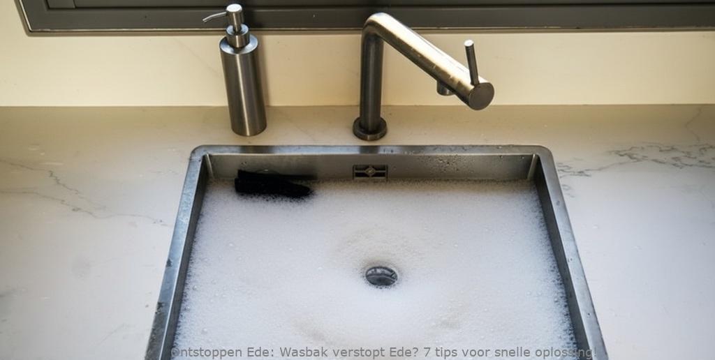 Wasbak verstopt Ede? 7 tips om het probleem snel op te lossen